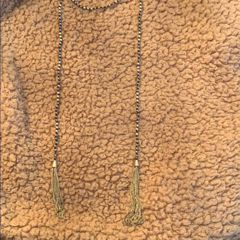 Wrap tassle necklace